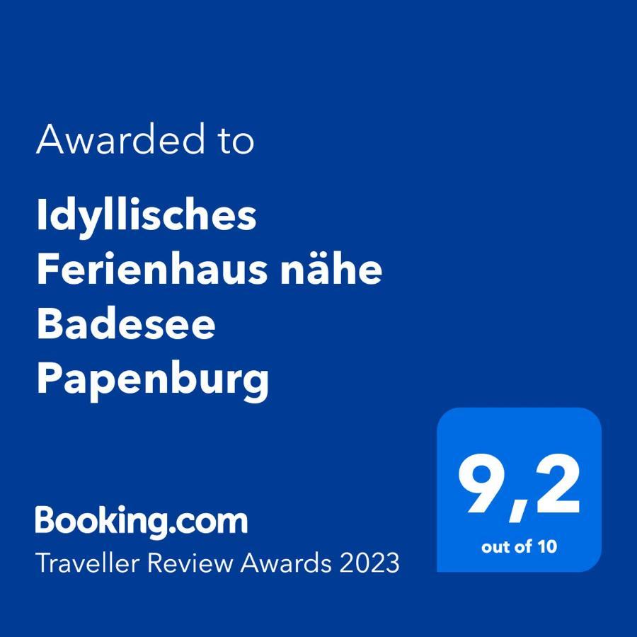 Idyllisches Ferienhaus Naehe Meyer Werft Papenburg Luaran gambar